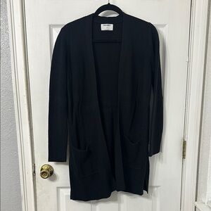 Chic Black Open-Front Sweater by Old Navy